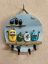 Spring Cats Keychain Hanger(R)