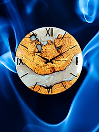 Starlight Glow Epoxy Wall Clock