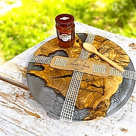 Olive Epoxy Charcuterie Board