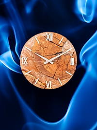 Canyon Whisper Epoxy Wall Clock